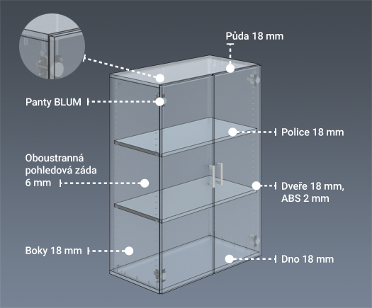 DRIVE office cabinets – shelf load capacity of 30 kg
